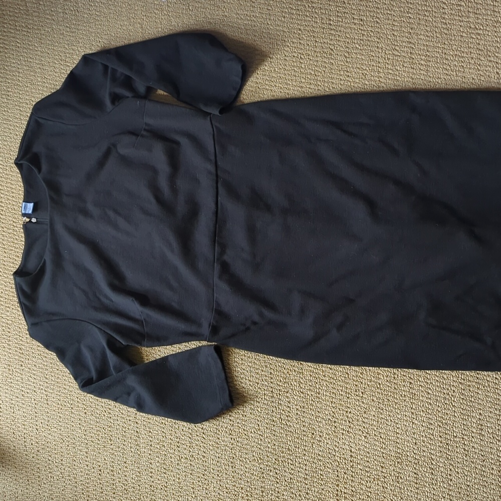 Old Navy L Black long sleeve dress